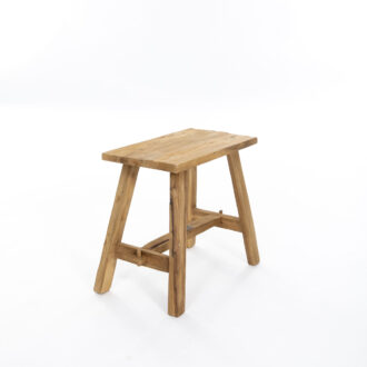 Vintage stool teak - small